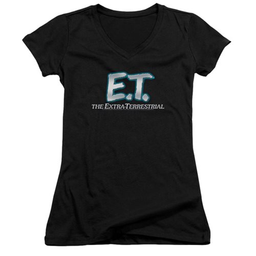 E.T. Logo Juniors V-Neck T-Shirt